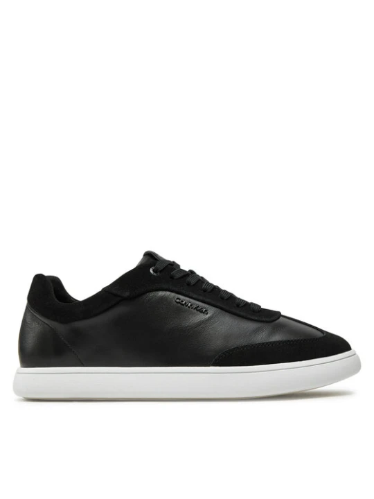 Zdjęcie produktu Sneakersy Calvin Klein Cupsole Lace Up - Lth Sue Mix HW0HW02435 Czarny
