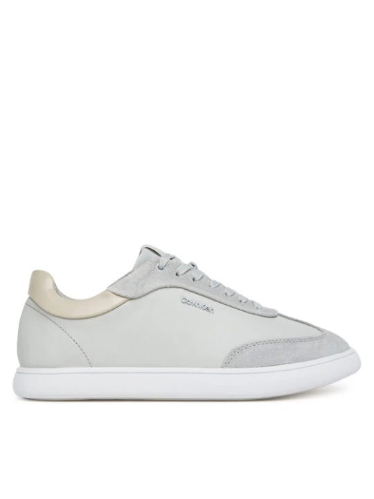 Zdjęcie produktu Sneakersy Calvin Klein Cupsole Lace Up - Lth Sue Mix HW0HW02435 Szary