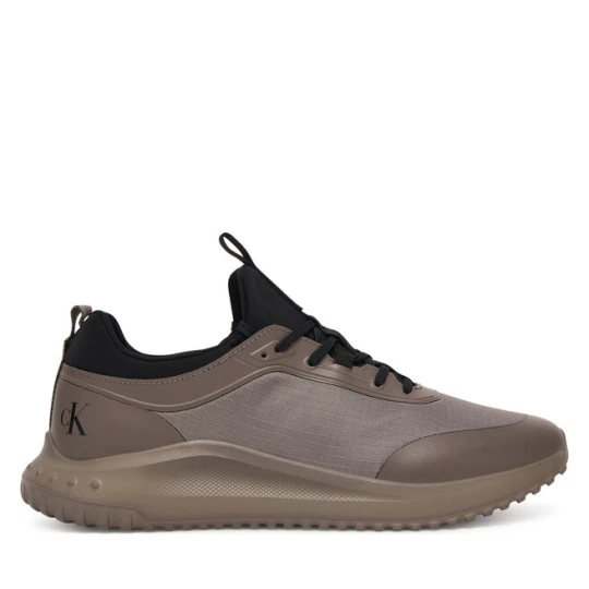 Zdjęcie produktu Sneakersy Calvin Klein Eva Runner Laceup Sock Mat Mix YM0YM01443 Brązowy