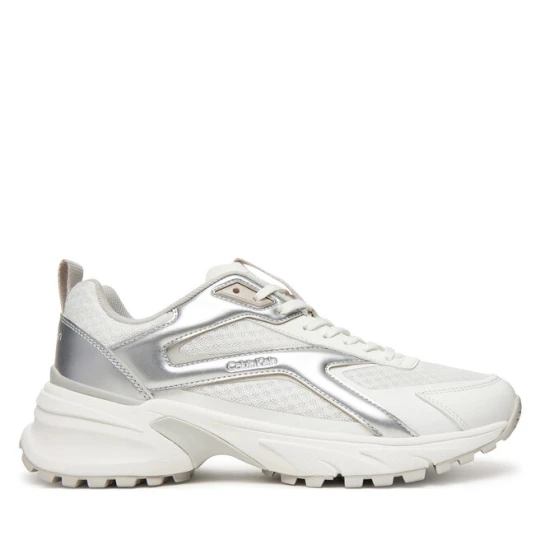 Zdjęcie produktu Sneakersy Calvin Klein Hike Run Ckstripe Mesh Met HW0HW03140 Biały