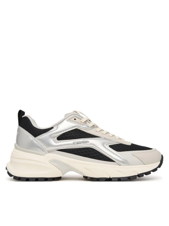 Zdjęcie produktu Sneakersy Calvin Klein Hike Run Ckstripe Mesh Met HW0HW03140 Czarny