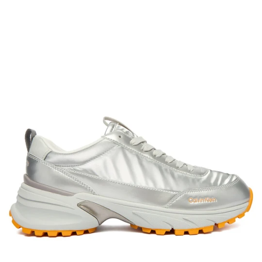 Zdjęcie produktu Sneakersy Calvin Klein Hike Runner Lace Up Pearl Ny YW0YW02043 Srebrny