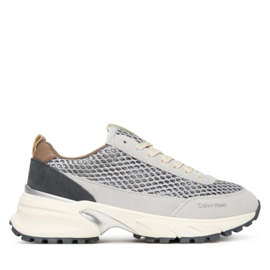Zdjęcie produktu Sneakersy Calvin Klein Hike Runner Lace Up Techmix YW0YW02030 Beżowy