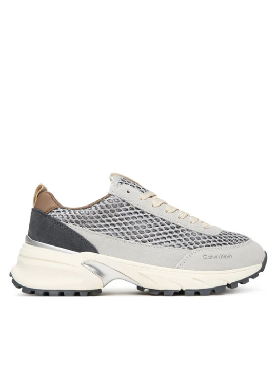 Zdjęcie produktu Sneakersy Calvin Klein Hike Runner Lace Up Techmix YW0YW02030 Beżowy