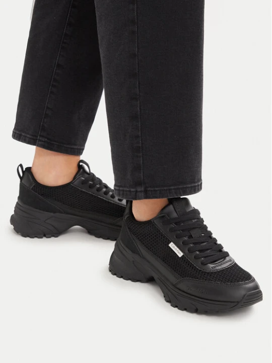 Zdjęcie produktu Sneakersy Calvin Klein Hike Runner Lup Lin Mesh HW0HW03000 Czarny
