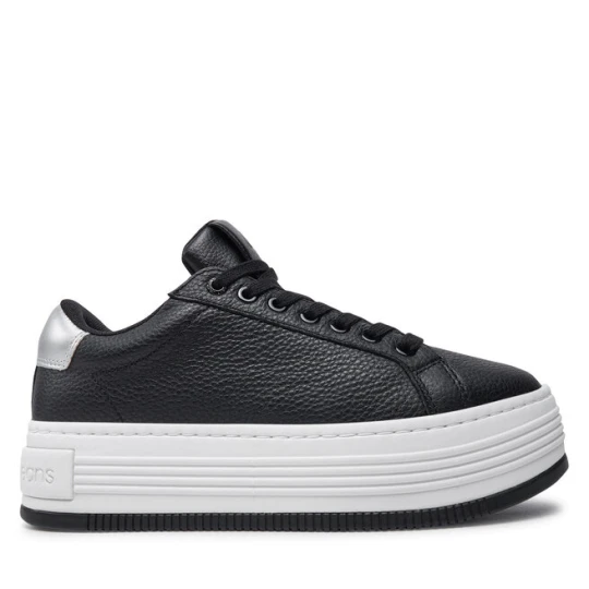 Zdjęcie produktu Sneakersy Calvin Klein Jeans Bold Flatf Low Mix Ohb YW0YW01632 Czarny