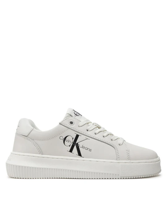 Zdjęcie produktu Sneakersy Calvin Klein Jeans Chunky Cupsole Laceup Mon Lth Wn YW0YW00823 Biały