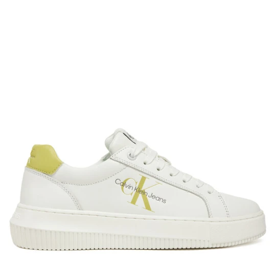 Zdjęcie produktu Sneakersy Calvin Klein Jeans Chunky Cupsole Laceup Mon Lth YW0YW00823 Biały