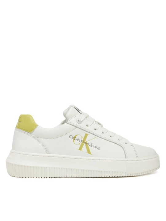 Zdjęcie produktu Sneakersy Calvin Klein Jeans Chunky Cupsole Laceup Mon Lth YW0YW00823 Biały