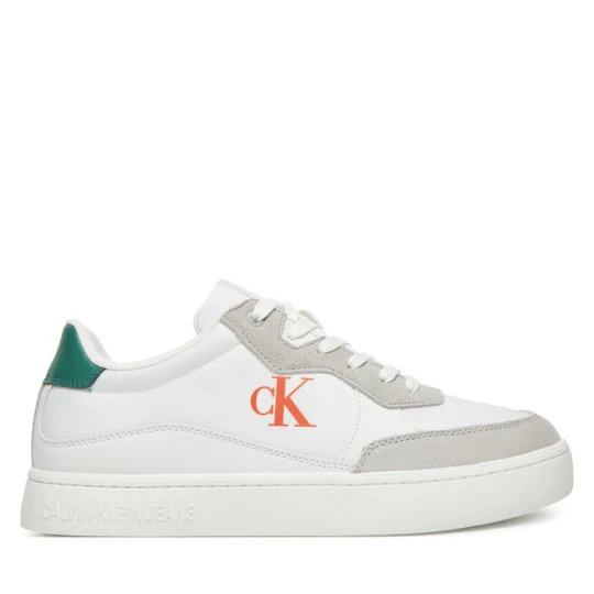 Zdjęcie produktu Sneakersy Calvin Klein Jeans Classic Cupsole Mg Nylon Mix YM0YM01304 Biały