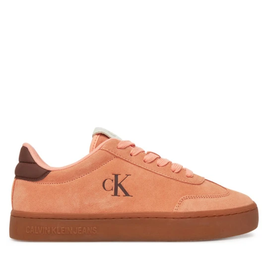 Zdjęcie produktu Sneakersy Calvin Klein Jeans Classic Cupsole Mix In YW0YW01767 Pomarańczowy
