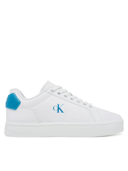 Zdjęcie produktu Sneakersy Calvin Klein Jeans Classic Cupsole Ru Patch Lth Wn YW0YW01845 Biały
