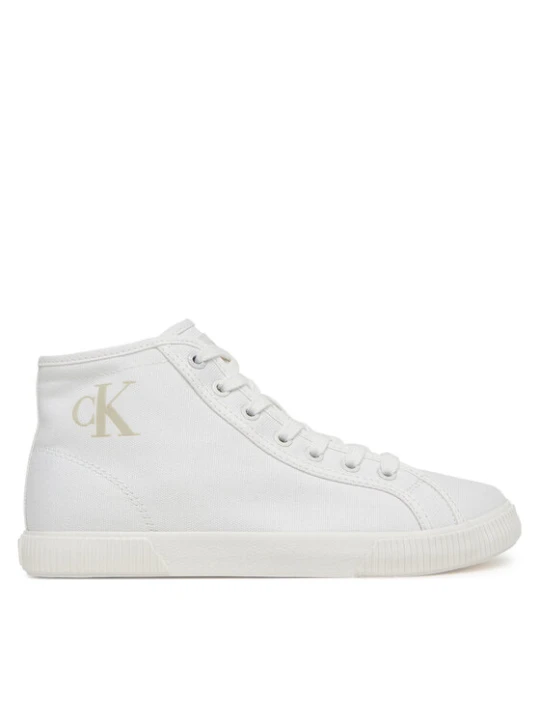 Zdjęcie produktu Sneakersy Calvin Klein Jeans Ess Vulc Mid Cv Mg Wn YW0YW01761 Biały