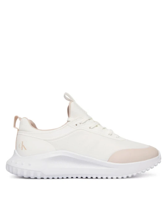 Zdjęcie produktu Sneakersy Calvin Klein Jeans Eva Runner Laceup Sock Mat Mix YW0YW02064 Biały