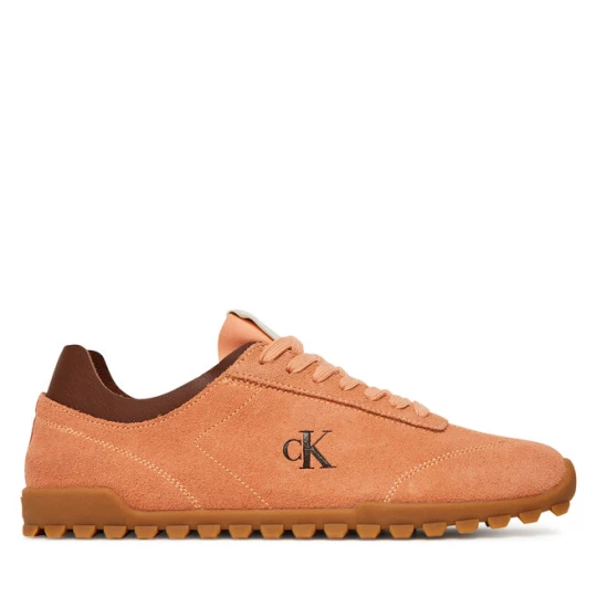 Zdjęcie produktu Sneakersy Calvin Klein Jeans Low Profile Runner Mg Sue YW0YW01898 Pomarańczowy