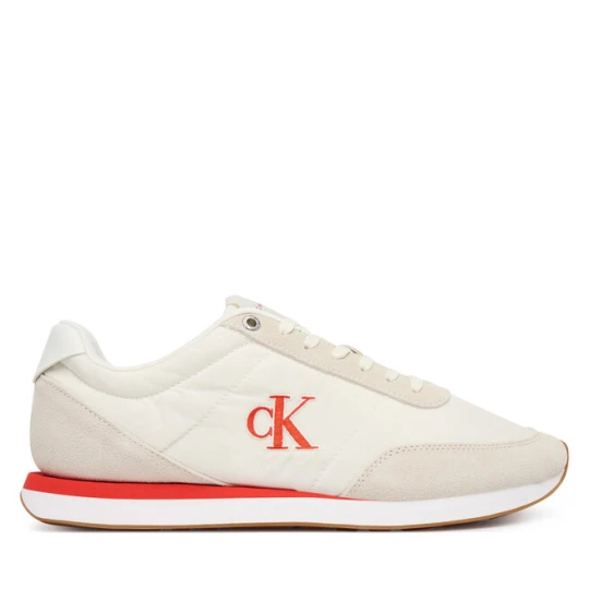 Zdjęcie produktu Sneakersy Calvin Klein Jeans Retro Runner Ess Mix Mat YM0YM01361 Beżowy