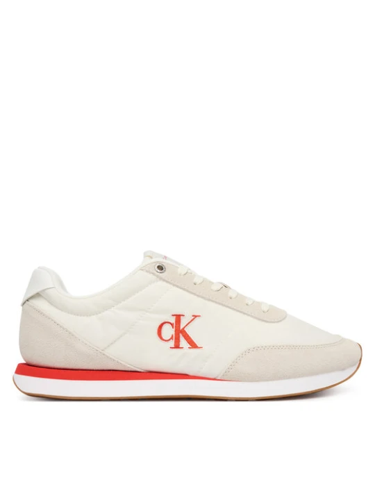 Zdjęcie produktu Sneakersy Calvin Klein Jeans Retro Runner Ess Mix Mat YM0YM01361 Beżowy