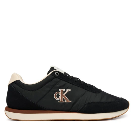 Zdjęcie produktu Sneakersy Calvin Klein Jeans Retro Runner Ess Mix Mat YM0YM01361 Czarny