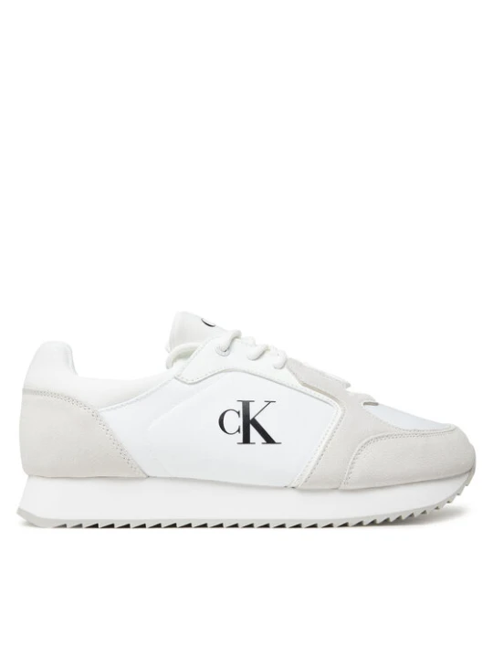 Zdjęcie produktu Sneakersy Calvin Klein Jeans Retro Runner Sock Lace Up Ny-Su YM0YM01326 Biały