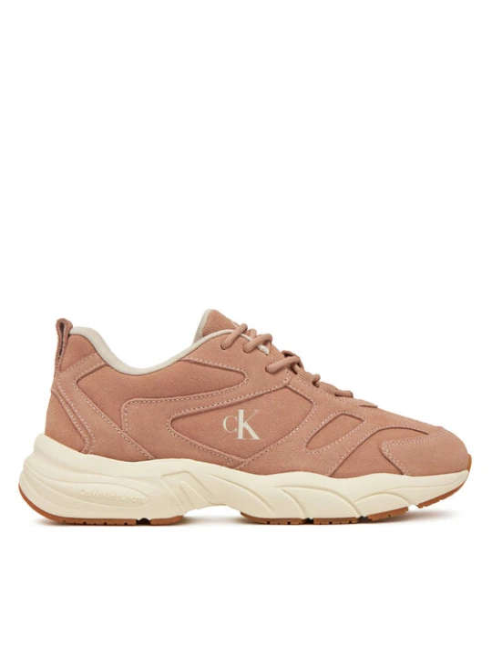 Zdjęcie produktu Sneakersy Calvin Klein Jeans Retro Tennis Low Mg Mix Media Wn YW0YW01639 Różowy