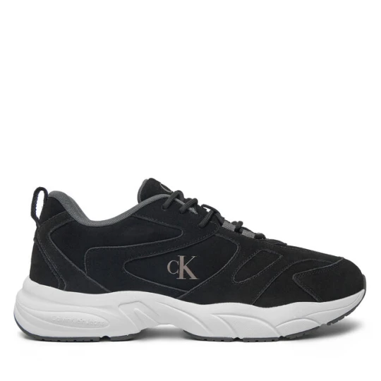 Zdjęcie produktu Sneakersy Calvin Klein Jeans Retro Tennis Low Mg Mix Media YM0YM01171 Czarny