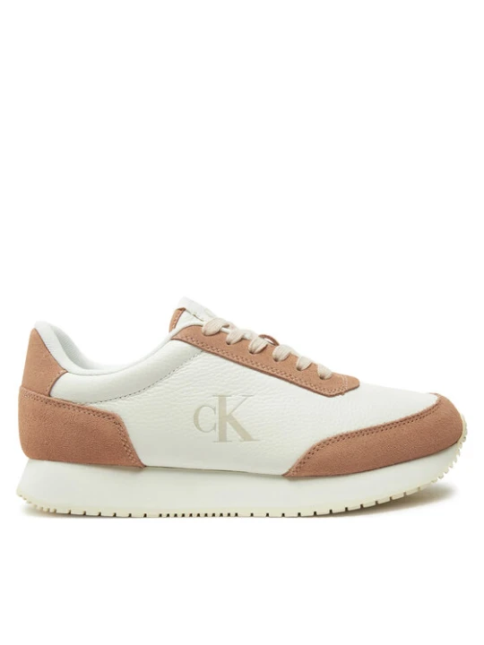 Zdjęcie produktu Sneakersy Calvin Klein Jeans Runner Laceup Low Mix Mg YW0YW01798 Biały