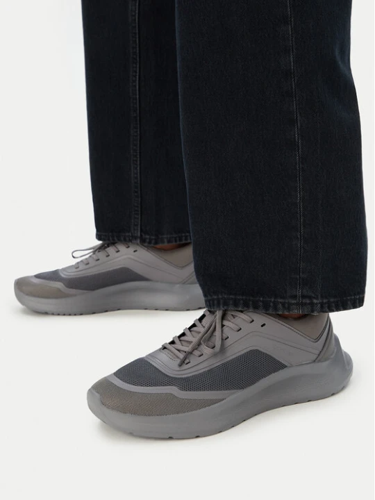 Zdjęcie produktu Sneakersy Calvin Klein Light Eva Run Lace Sock Mm HM0HM02164 Brązowy
