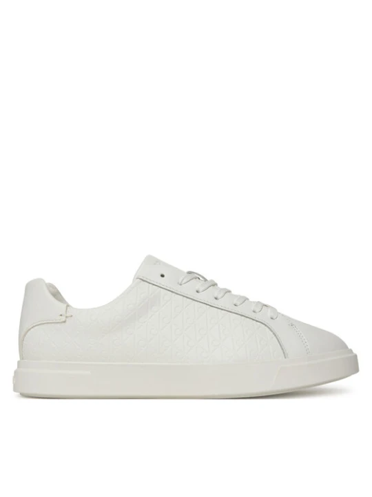 Zdjęcie produktu Sneakersy Calvin Klein Low Pro Cups Lace Up Lth Aop HW0HW02817 Biały