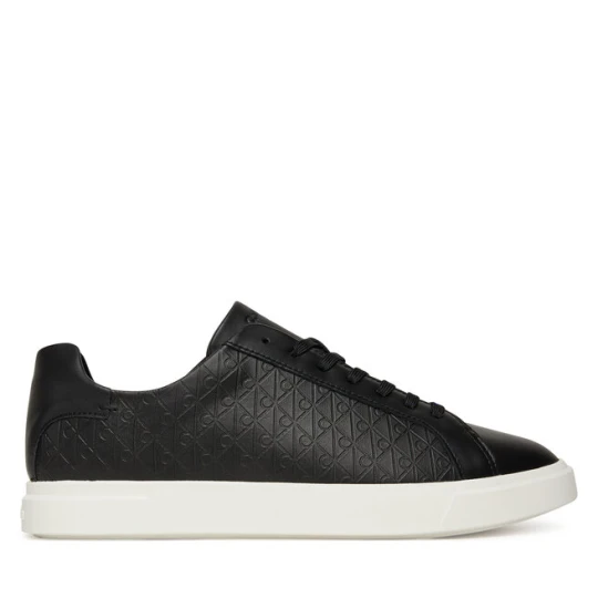 Zdjęcie produktu Sneakersy Calvin Klein Low Pro Cups Lace Up Lth Aop HW0HW02817 Czarny