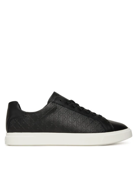 Zdjęcie produktu Sneakersy Calvin Klein Low Pro Cups Lace Up Lth Aop HW0HW02817 Czarny