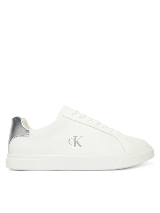 Zdjęcie produktu Sneakersy Calvin Klein Low Pro Cups Laceup Lth Met HW0HW02846 Biały