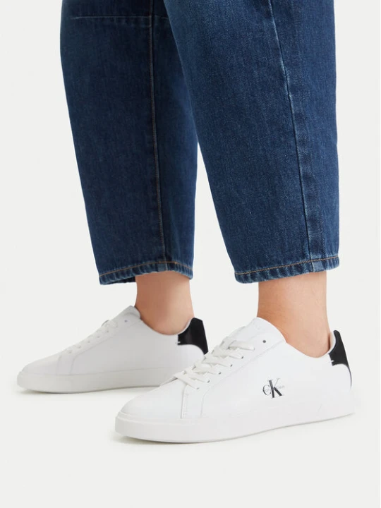 Zdjęcie produktu Sneakersy Calvin Klein Low Pro Cups Lth Ml HW0HW03146 Biały