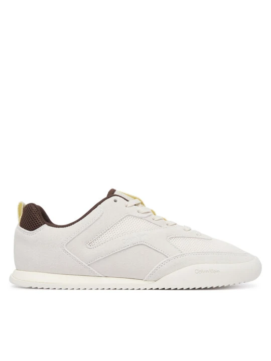 Zdjęcie produktu Sneakersy Calvin Klein Low Pro Runner Refl Mesh Sue HW0HW03100 Kremowy