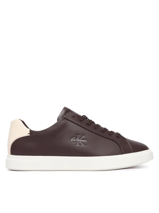 Zdjęcie produktu Sneakersy Calvin Klein Low Prof Cupsole Lth HM0HM02123 Bordowy