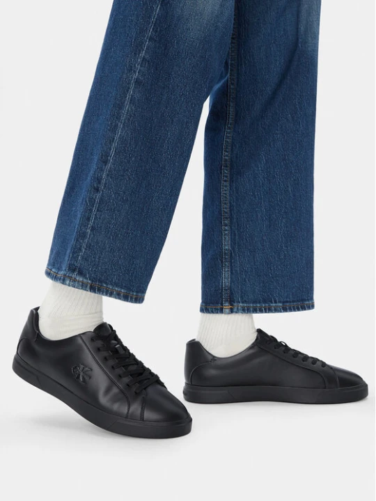 Zdjęcie produktu Sneakersy Calvin Klein Low Prof Cupsole Lth HM0HM02123 Czarny