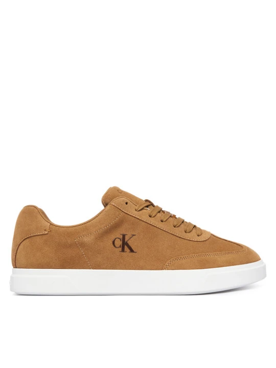 Zdjęcie produktu Sneakersy Calvin Klein Low Prof Cupsole Wt Su HM0HM02201 Brązowy jasny