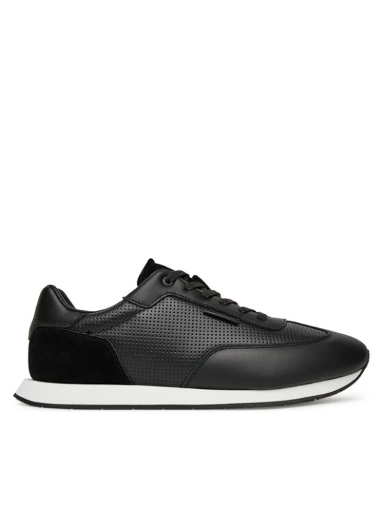 Zdjęcie produktu Sneakersy Calvin Klein Low Prof Runn Laceup Perf Lth HM0HM01871 Czarny