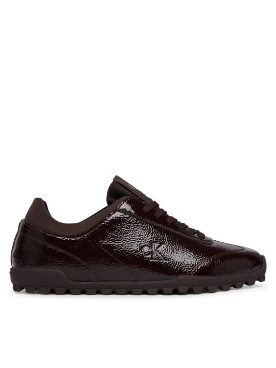 Zdjęcie produktu Sneakersy Calvin Klein Low Profile Run Mg Pol Mix Mat HW0HW03284 Bordowy