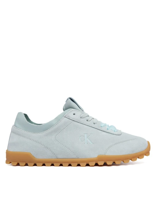 Zdjęcie produktu Sneakersy Calvin Klein Low Profile Run Mg Sue Db Laces HW0HW03150 Niebieski jasny