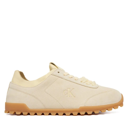Zdjęcie produktu Sneakersy Calvin Klein Low Profile Run Mg Sue Db Laces HW0HW03150 Żółty