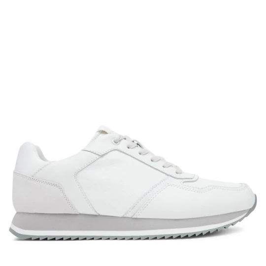 Zdjęcie produktu Sneakersy Calvin Klein Low Top Lace Up Lth Mono HM0HM01807 Szary