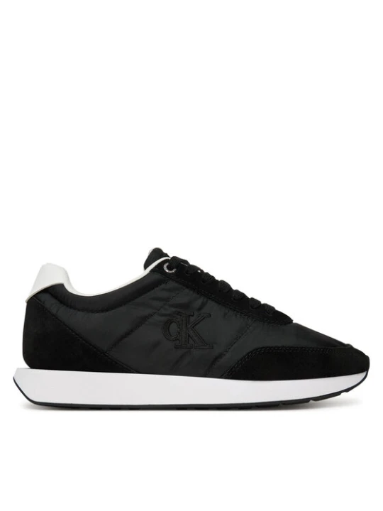 Zdjęcie produktu Sneakersy Calvin Klein Retro Runner Lace Up Nylon Mg YW0YW01990 Czarny