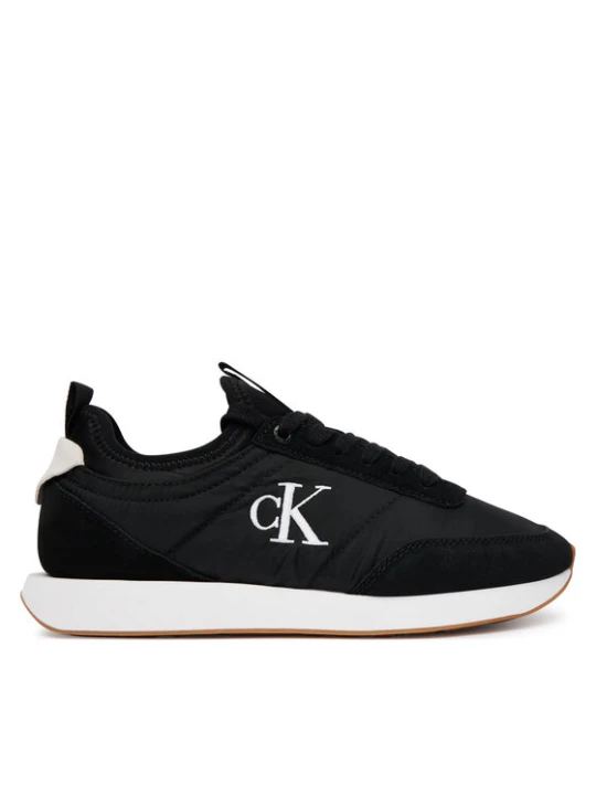 Zdjęcie produktu Sneakersy Calvin Klein Retro Runner Lace Up Sock YW0YW02060 Czarny
