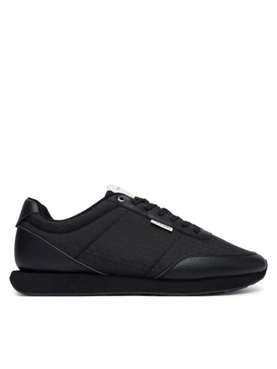 Zdjęcie produktu Sneakersy Calvin Klein Retro Runner T Lth Aop Ny HM0HM02213 Czarny