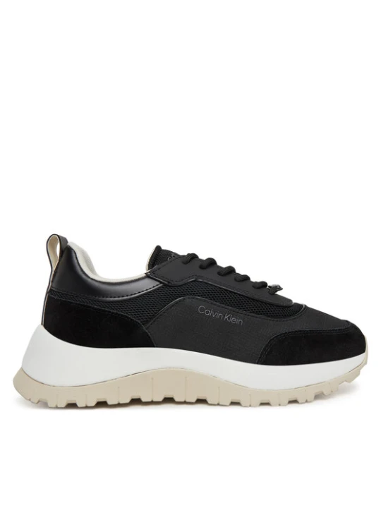 Zdjęcie produktu Sneakersy Calvin Klein Runner Lace Up Mesh Mix HW0HW02487 Czarny