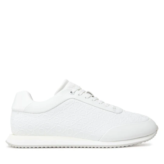 Zdjęcie produktu Sneakersy Calvin Klein Runner Lace Up Mono Pu HW0HW02574 Biały