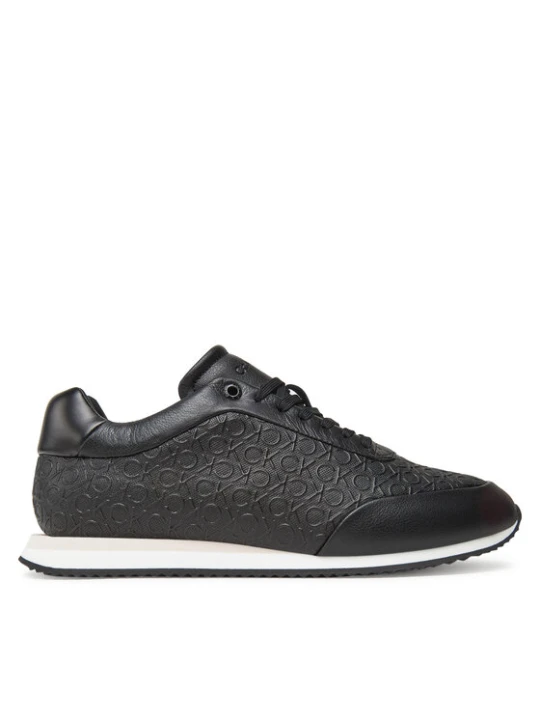 Zdjęcie produktu Sneakersy Calvin Klein Runner Lace Up Mono Pu HW0HW02574 Czarny