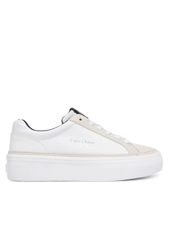 Zdjęcie produktu Sneakersy Calvin Klein Vulc Flatf Laceup HW0HW03086 Biały