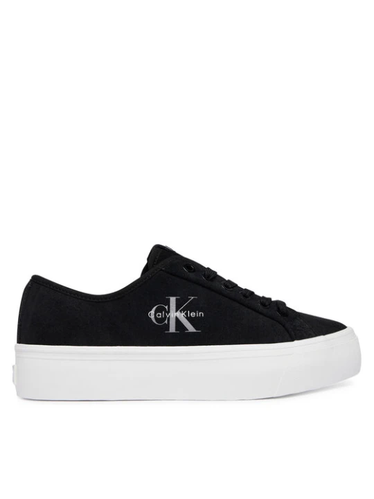 Zdjęcie produktu Sneakersy Calvin Klein Vulc Flatf Laceup Suede HW0HW03088 Czarny