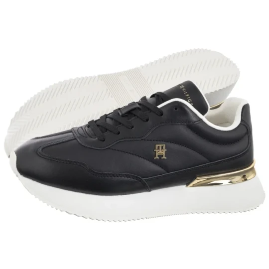 Zdjęcie produktu Sneakersy Chic Fashion Runner Black/Ecru FW0FW09033 0GM (TH1418-b) Tommy Hilfiger